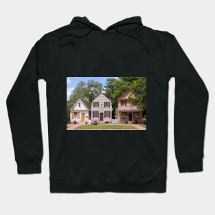 Three historic houses in Colonial Williamsburg, Virginia Hoodie